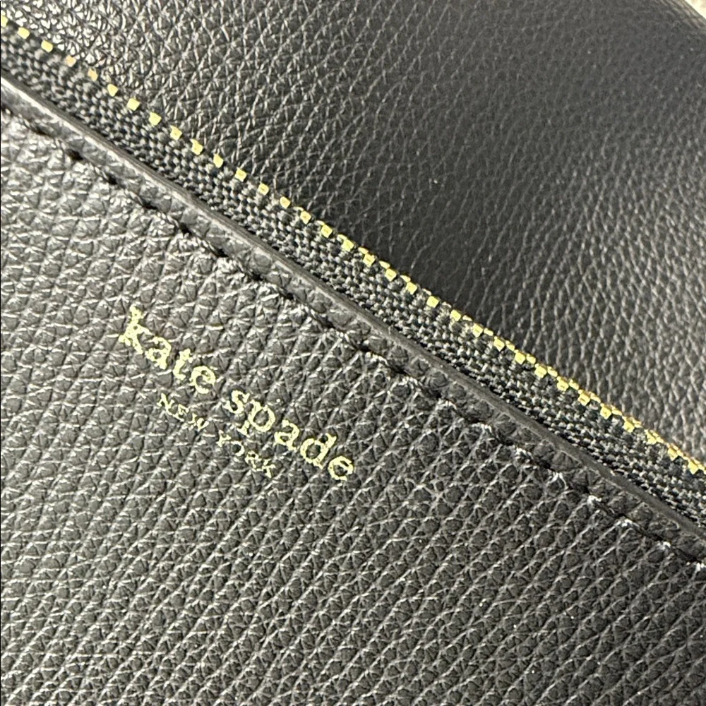 Kate Spade Charcoal Tote with Matching Pouch